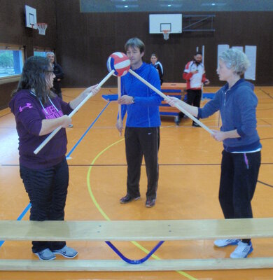 Erlebnispädagogik in der Turnhalle